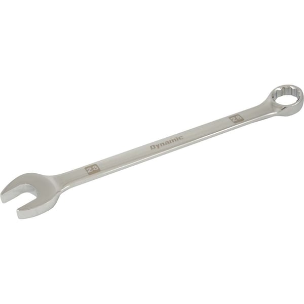 Tools 28mm 12 Point Combination Wrench, Mirror Chrome Finish